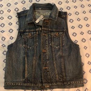 Madewell denim vest